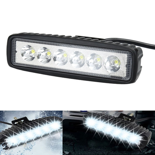 Vehicle 18W Flood LED Work Light ATV Off Road Light Lamp Fog Driving Light Bar For 4x4 Offroad SUV Car Truck Trailer Tractor UTV