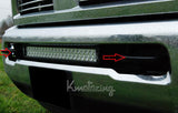 Auxmart 20 inch Straight offroad LED Work Light Bar Mounting Brackets for Dodge Ram 2500 3500 2003-2014