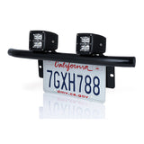 22.8 INCH Black Stainless Steel Bull Bar Front Bumper License Plate Mount Bar led work light Light Bar bracket