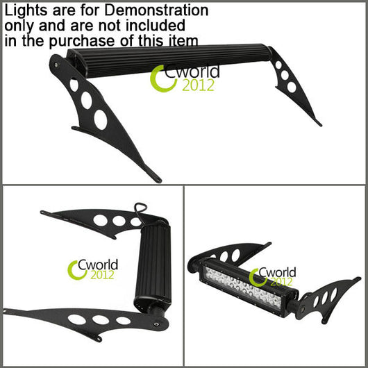 For Ford F150 Raptor LED Light Bar Mount Bracket Roof Upper Windshield 50 Inch Offroad Truck Lamp Mounting Clamp Kit