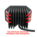 2pcs 30W 5Inch LED Work Light Flood Beam Cube Pod Lamp Driving Headlight Backup Reverse Lights Offroad Truck Boat ATV UTV