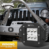 4.8 Inch 18W LED Work Light Motorcycle Tractor Boat Off Road 3x3 Truck SUV ATV Spot Flood Offroad Fog Lamp 12V 24V Work lights