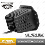 4.8 Inch 18W LED Work Light Motorcycle Tractor Boat Off Road 3x3 Truck SUV ATV Spot Flood Offroad Fog Lamp 12V 24V Work lights