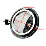 Round 7" 45W Daymaker With DRL Angle Eyes Halo LED Projector Motorcycle Headlight Bulb for Harley Davids harley levou farol