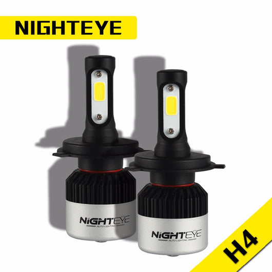 H4 LED Car Headlight Bulbs 72W 9000LM Hi/Lo Auto Replacing Bi Xenon  Bulbs White LED Automobile Head Lamp 12V LED Headlight Bulb