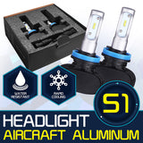 Oslamp CREE CSP Chips 6000K H8 Led Car Headlights Kits 2WD/4WD Auto Head Light Bulbs 50W/Pair Led SUV Remodel Fog Lamps Fan-less