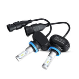 Oslamp CREE CSP Chips 6000K H8 Led Car Headlights Kits 2WD/4WD Auto Head Light Bulbs 50W/Pair Led SUV Remodel Fog Lamps Fan-less