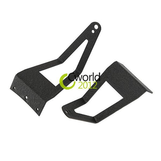 Offroad LED Light Bar Mount Bracket Upper Windshield 50 Inch Curved Straight Driving Lamp Mounting Kit for Ford F250 F350 F450