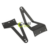 Offroad LED Light Bar Mount Bracket Upper Windshield 50 Inch Curved Straight Driving Lamp Mounting Kit for Ford F250 F350 F450