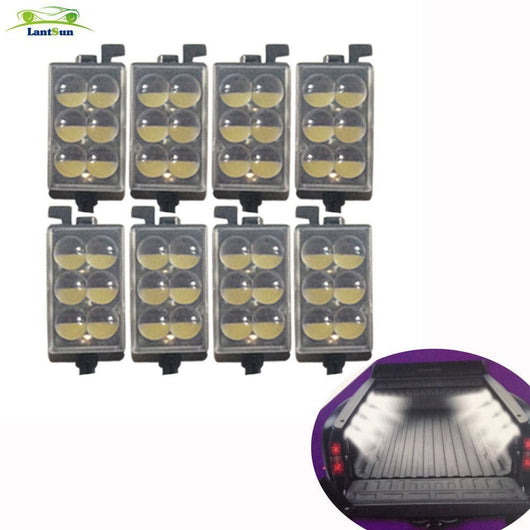 1 set Lantsun J153 Universal Truck Bed Rail LED Light Kit for Pick up Toyota, F ord, Ram, G M C Cargo Area