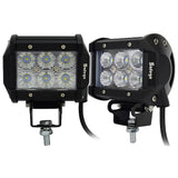 2pcs  4inch offroad led light bar 18w led work lamp  near far spot flood light 12v 24v offroad truck trailer 4X4 led work light