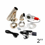 CNSPEED 2'' 2.25'' 2.5'' 3'' Inch Car Electric Stainless Exhaust Cutout Cut Out Dump Valve Switch with Remote control kit
