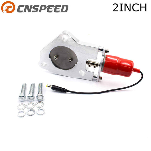 CNSPEED 2INCH Y pipe Electric Exhaust Catback cut out Kit fit Remote control kits Car Muffler Accessory Exhaust Control Valve
