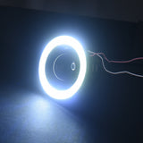 2pcs/lot 3.5inch 89mm 30W Halo Fog Lamp LED COB Angel Eyes Foglight Super White 1200Lm Daytime Running Light Car DRL