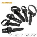 Auxmart 1" 1.25" 1.5" 1.75" 2" 3" O type mount bracket bull bar clamps round tube for 4x4 4WD LED HID halogen driving light bar