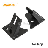 Auxmart For Jeep Wrangler 2007-2014 Mounts car accessories 2 piecesl A-Pillar bracket LED light bar Windshield Mounting bracket