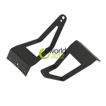 Offroad LED Light Bar Mount Bracket Upper Windshield 50 Inch Curved Straight Driving Lamp Mounting Kit for Ford F250 F350 F450
