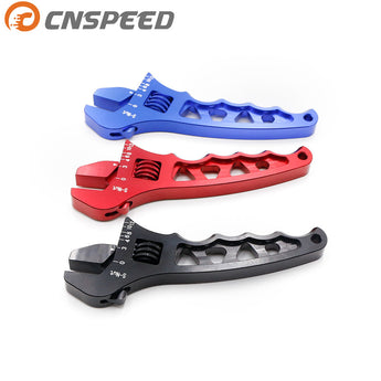 CNSPEED Adjustable AN Aluminum Wrench Hose Fitting Tool aluminum spanner AN3-AN12 Wrench spanner Fitting tools  YC100723